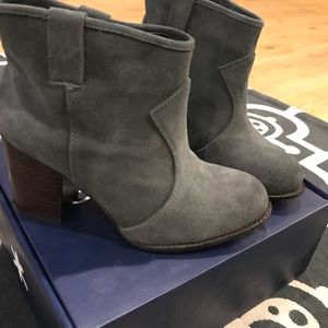 Grey suede Splendid booties