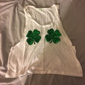 PINK St Patrick's Day Crop