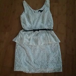 White lace dress