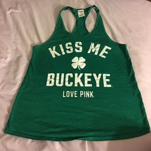 PINK OSU St Patrick's Day Tank