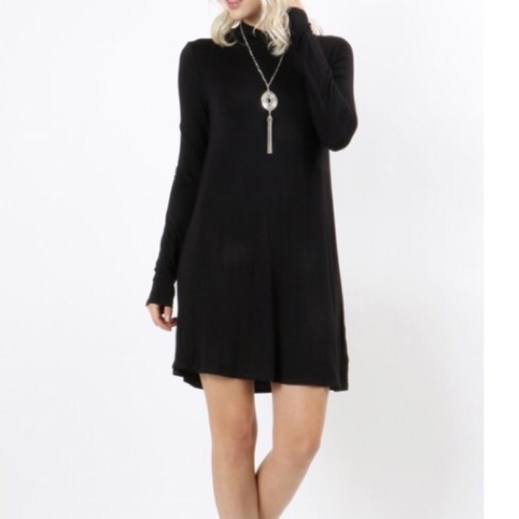 ✨LAST ONE  ✨High neck black swing dress - Picture 6 of 6