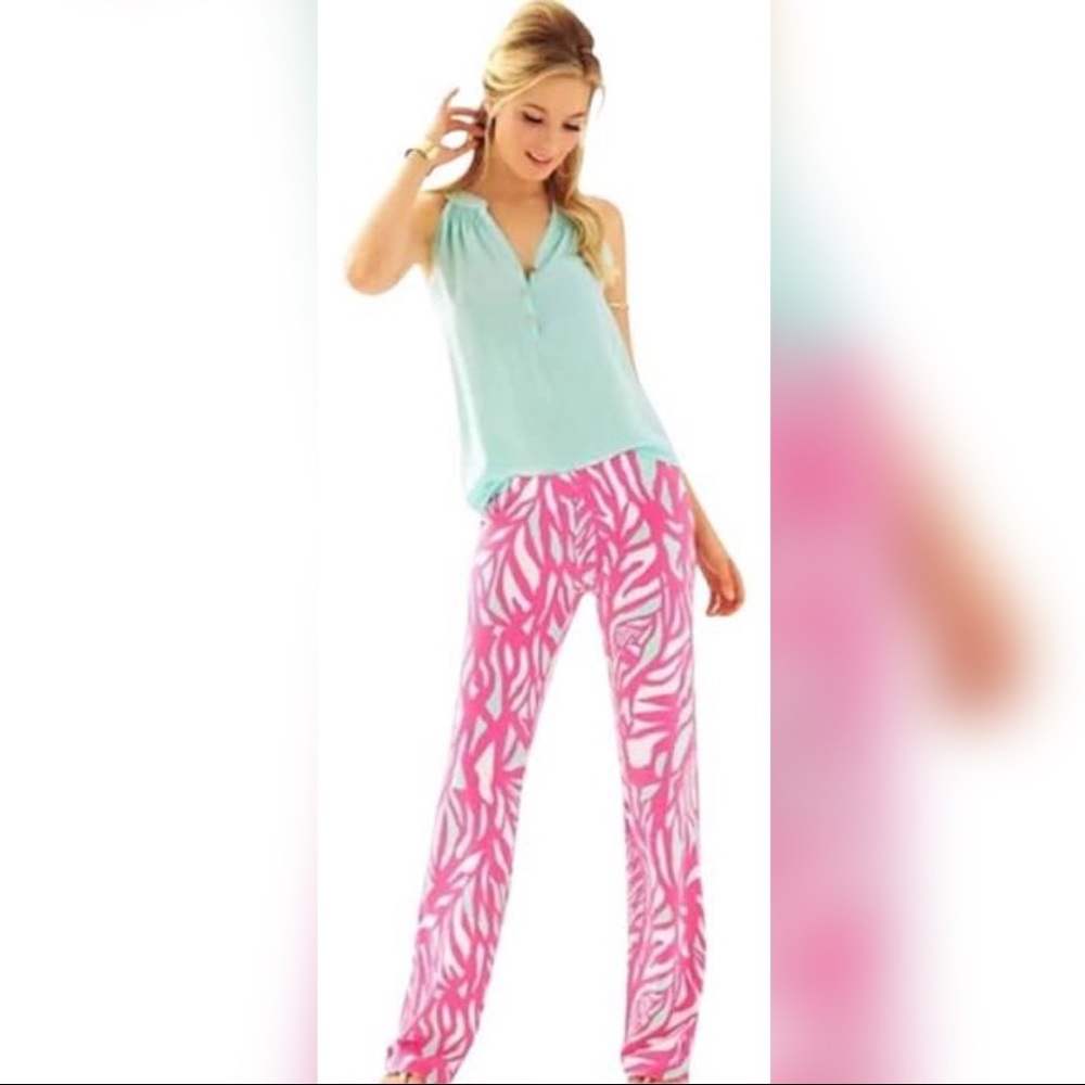 NWOT, Lilly Pulitzer Palazzo Pants in Papaya
