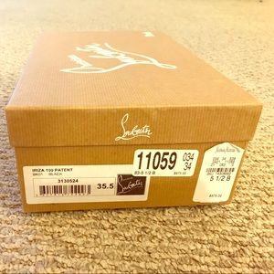 Black Iriza 100 patent Christian Louboutin