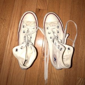 White high top converse