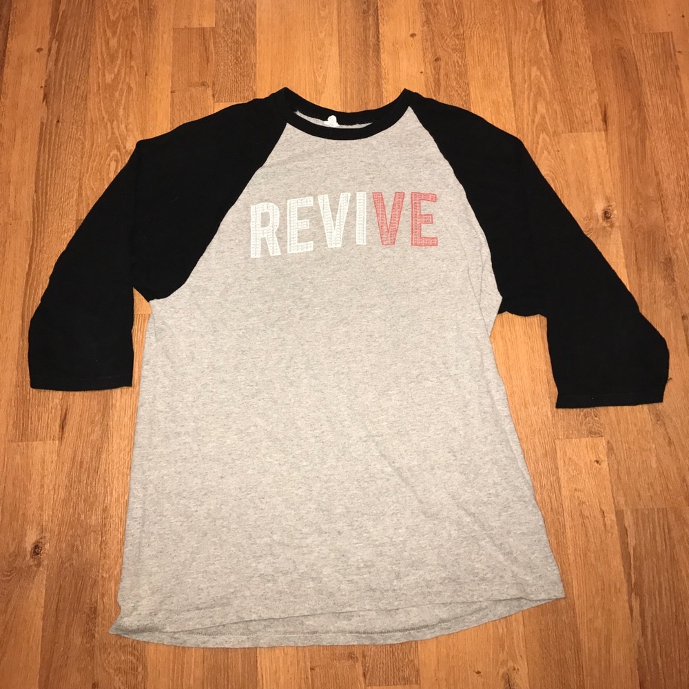 Revive live. Skate. Die. Baseball tee