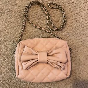Pink crossbody bag