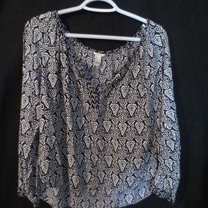 Forever 21 Patterned Blouse