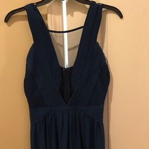 Sleeveless gown