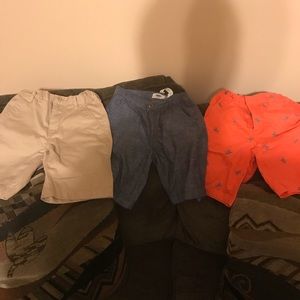 3 pairs of boys shorts.