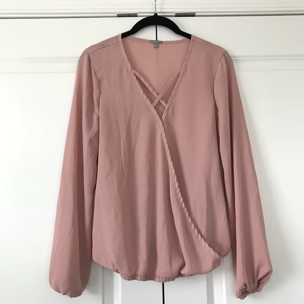Blush blouse