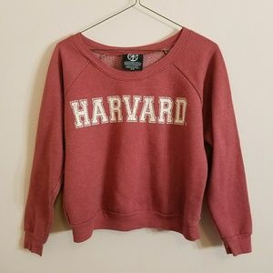 Harvard sweatshirt cropped