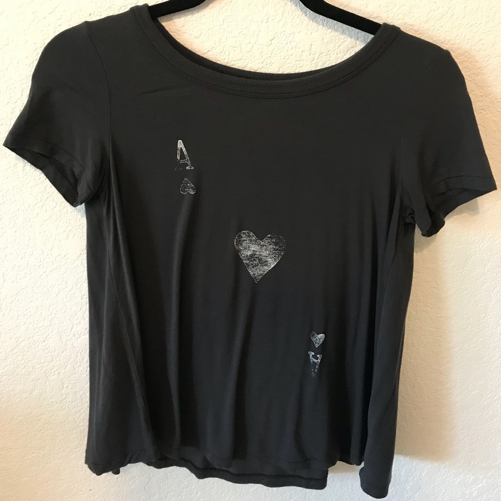 Gray Circle Top