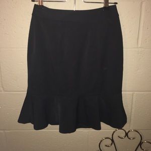 WHBM Pencil Skirt with ruffle bottom!!