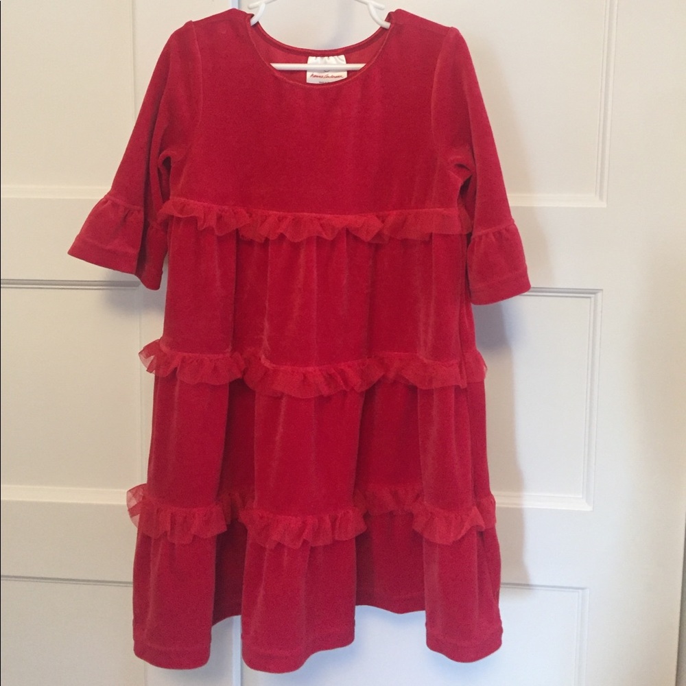 Hanna Andersson velvet twirl dress