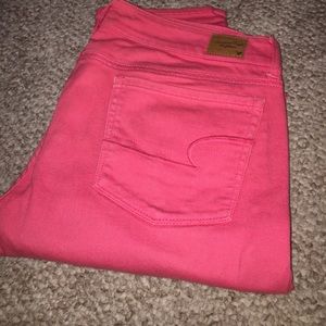 American Eagle Coral Skinnies