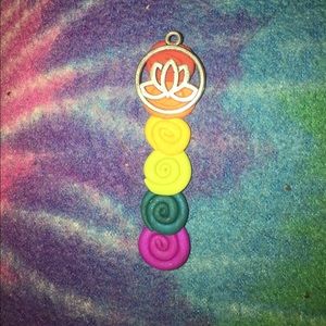 Hand-made Chakra Necklace Charm ❤️💛💚💙💜