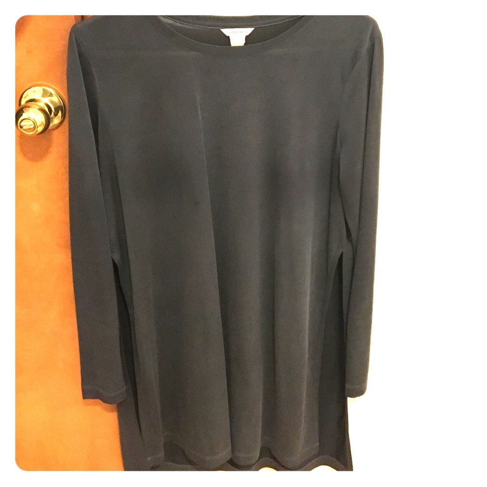 Club Monaco Silky Side Slit Tunic