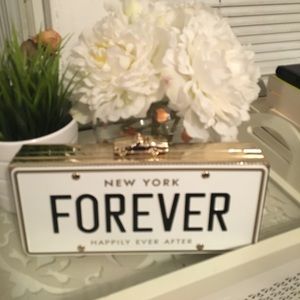 Bridal Kate Spade NWT New York forever clutch