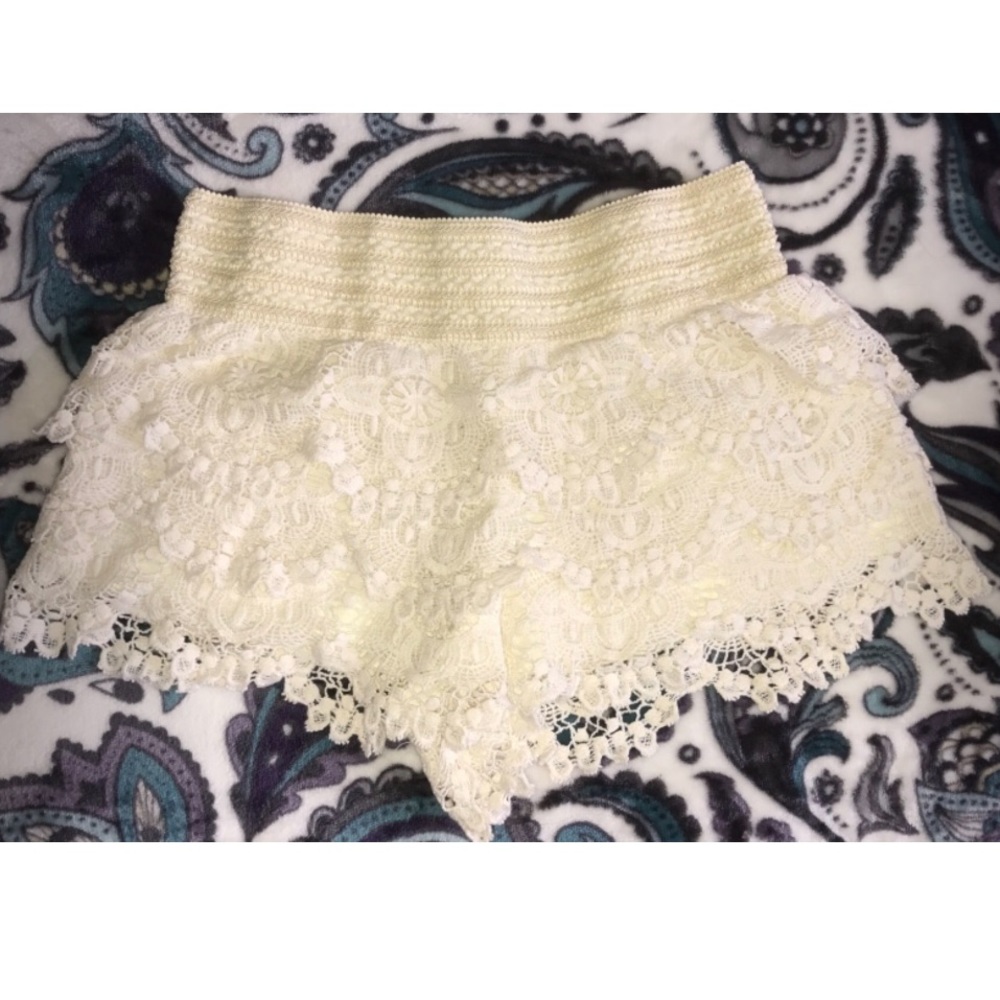 Crochet shorts