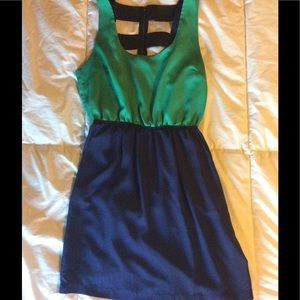 Mini Dress with Cut Out Back