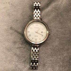 Silver Stainless Steal Fossil Watch