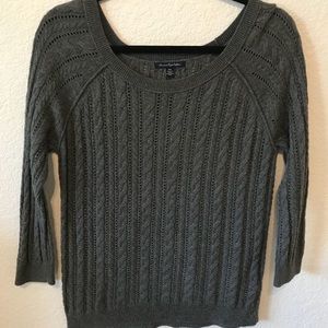 Gray Knitted Sweater