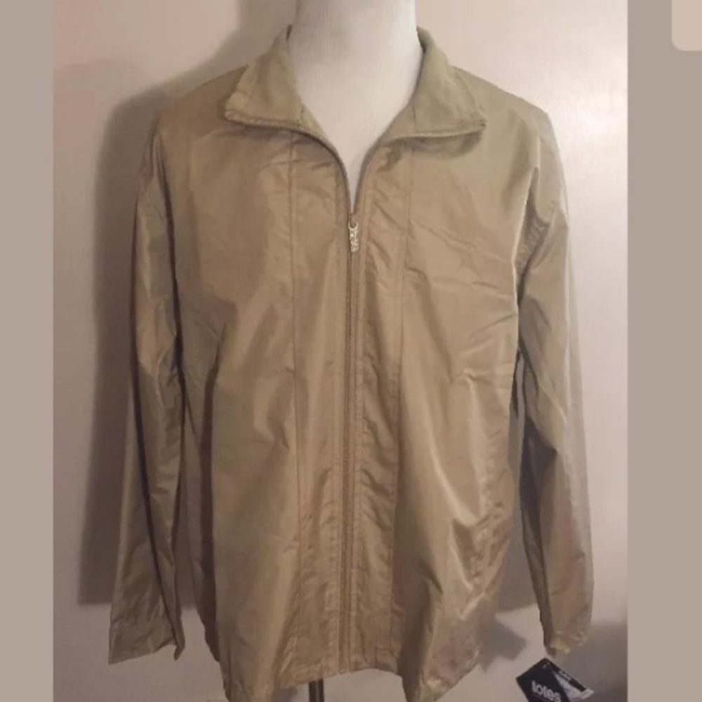 NEW Women's Tan XL Totes Jacket Zip Up