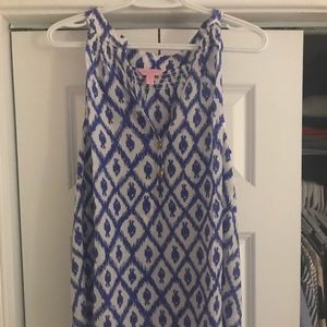 Lilly Pulitzer purple and white Elsa tank. XL