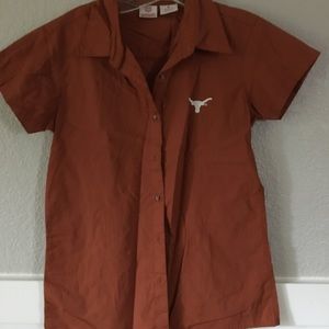 Women's Longhorn Button Up Polo