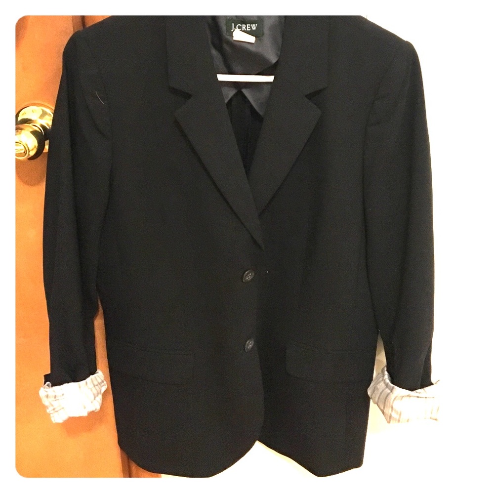 J.Crew Black Wool Blazer