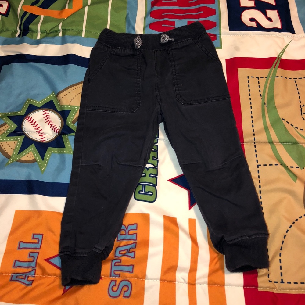 Oshkosh navy joggers.