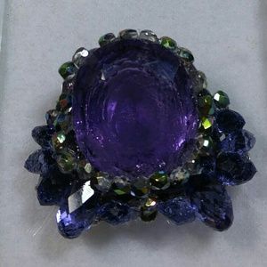 #0130 Bolivian Amethyst Gemstone Pendant