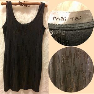 Mai Tai Dress, Women’s Black little dress Sequence