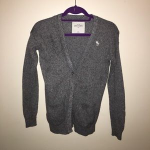 Grey Abercrombie Cardigan
