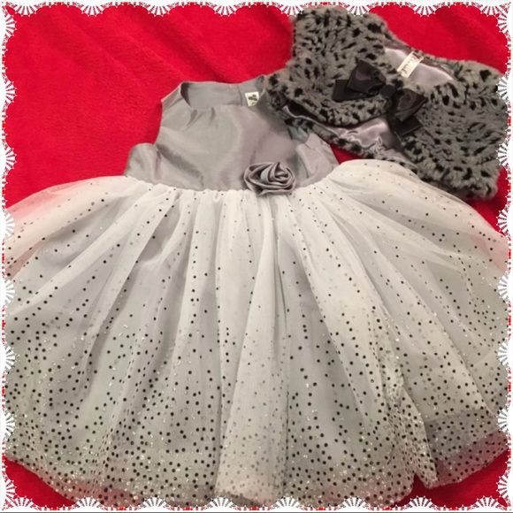 Cherokee Other - Silver Holiday Dress