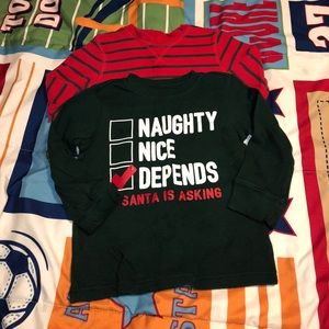 2 Long sleeve Carter’s T-shirt’s