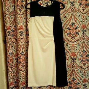 White & Black Dress-Size 12