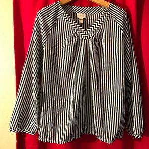Chico's BOHO Stripe top