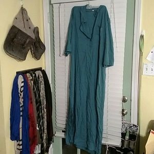 Maxi shirt dress