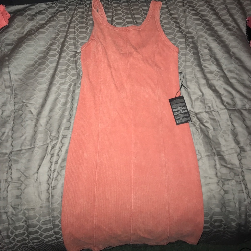 coral midi dress BRAND NEW WITH TAGS !!