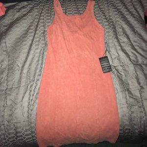 coral midi dress BRAND NEW WITH TAGS !!