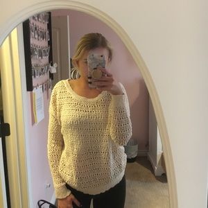 American Eagle Open Knit Sweater