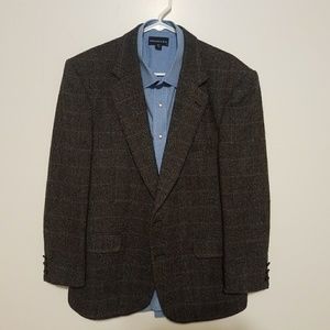 Burberry 40S Gray 100% Wool Sports Coat