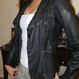 All Saints leather jacket