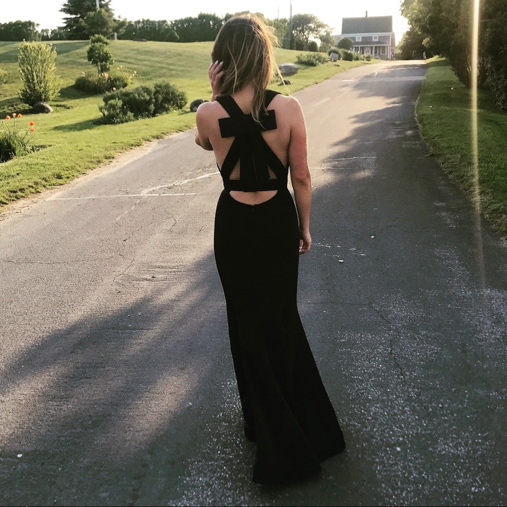 Jovani black gown