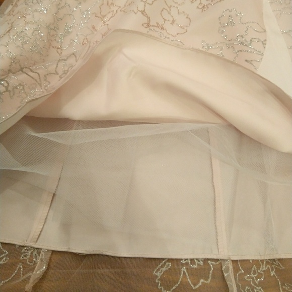 NWT Pink Glittery Formal Evening Gown Dress - Picture 3 of 8