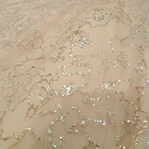 NWT Pink Glittery Formal Evening Gown Dress - Picture 5 of 8