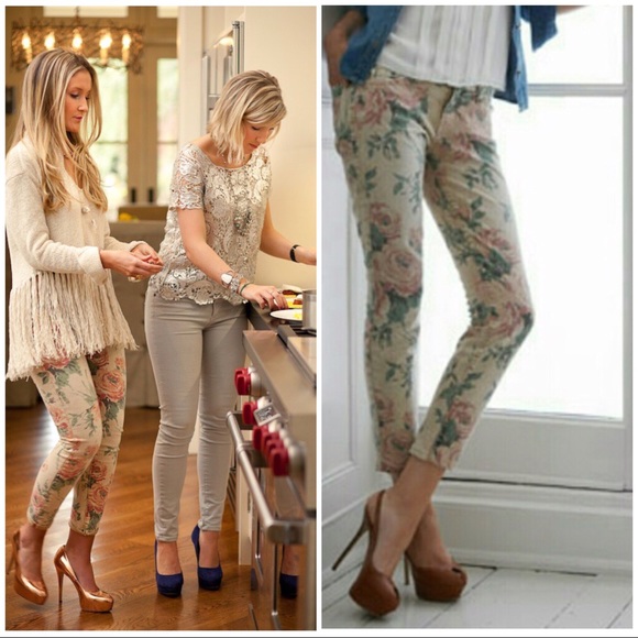 Current/Elliott Denim - Current Elliott The Stiletto Haystack Floral.