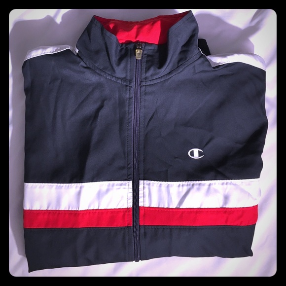 champion running jacket