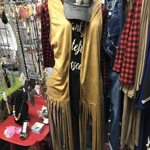 Fringed vest